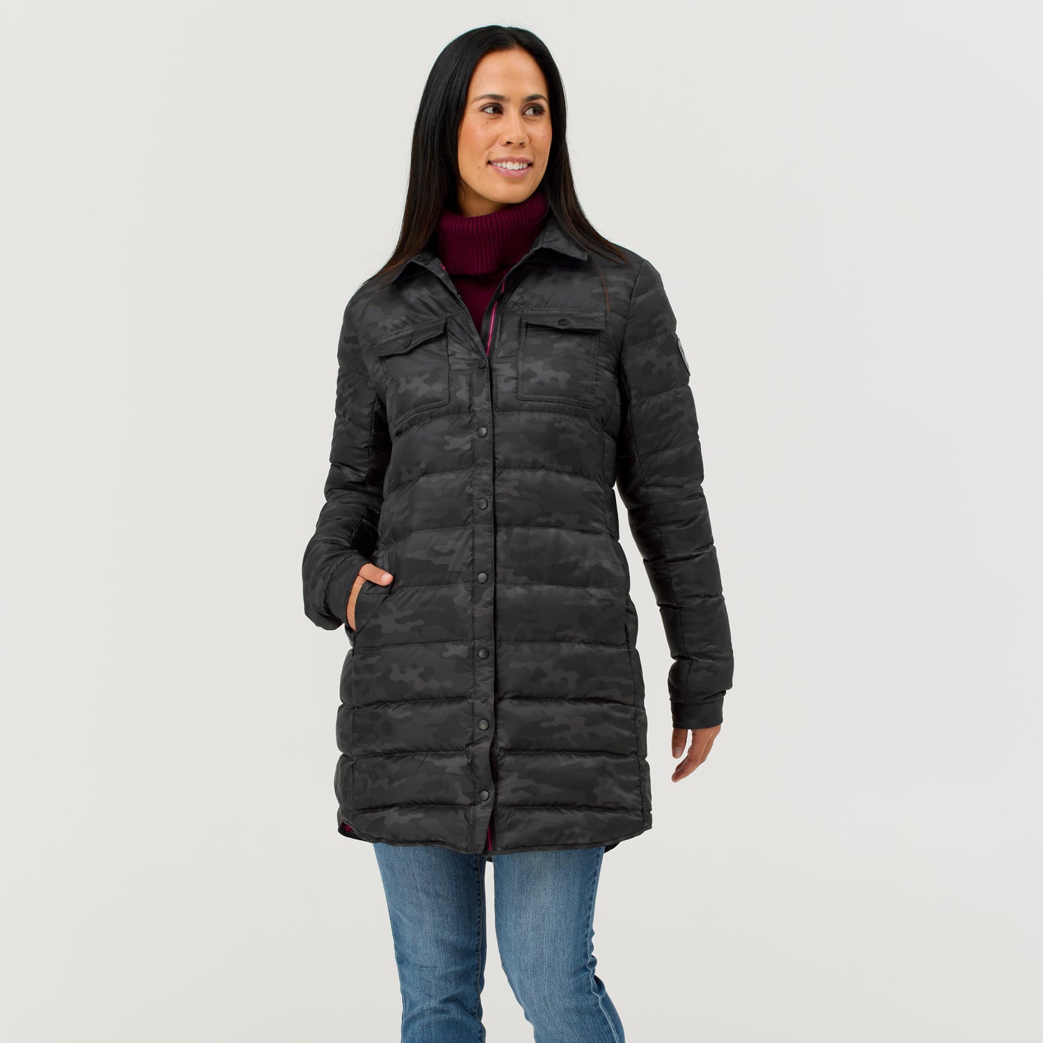 Annie Long Down Shacket