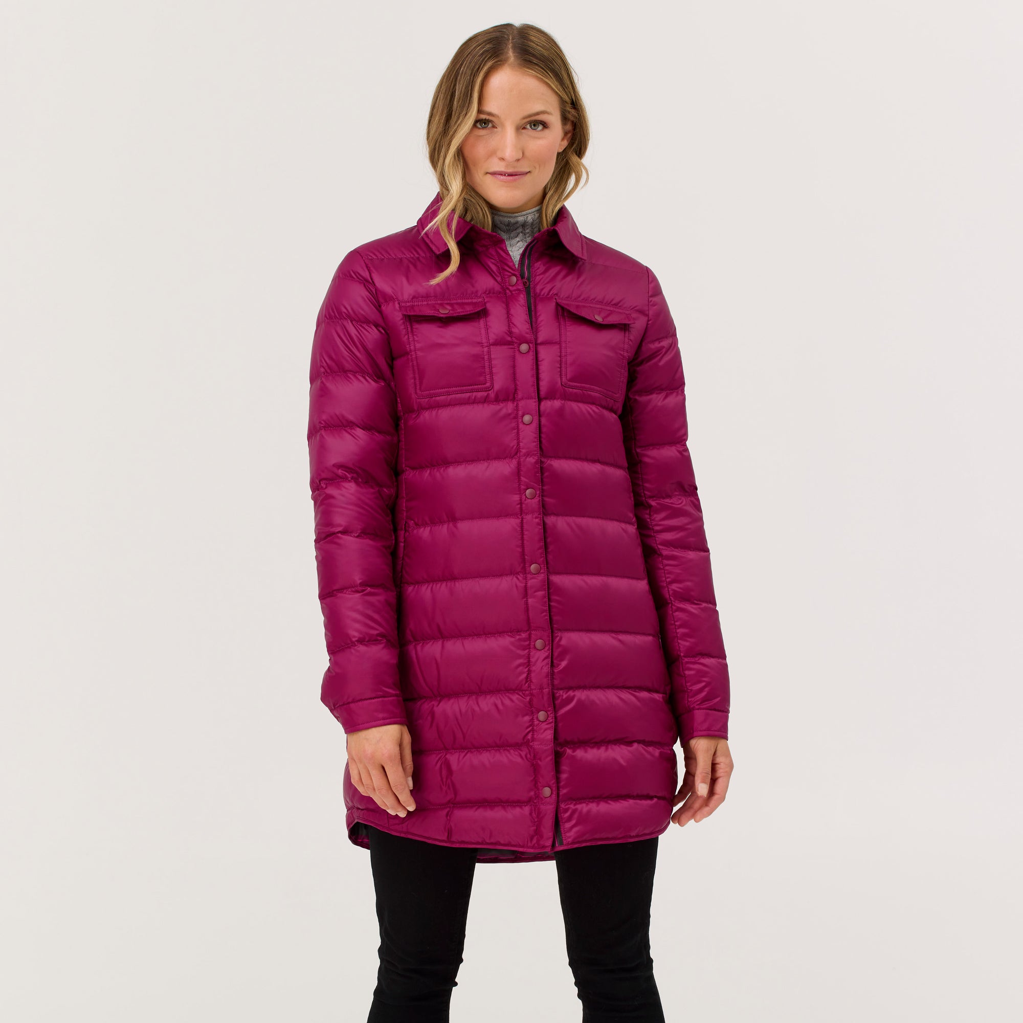 Annie Long Down Shacket