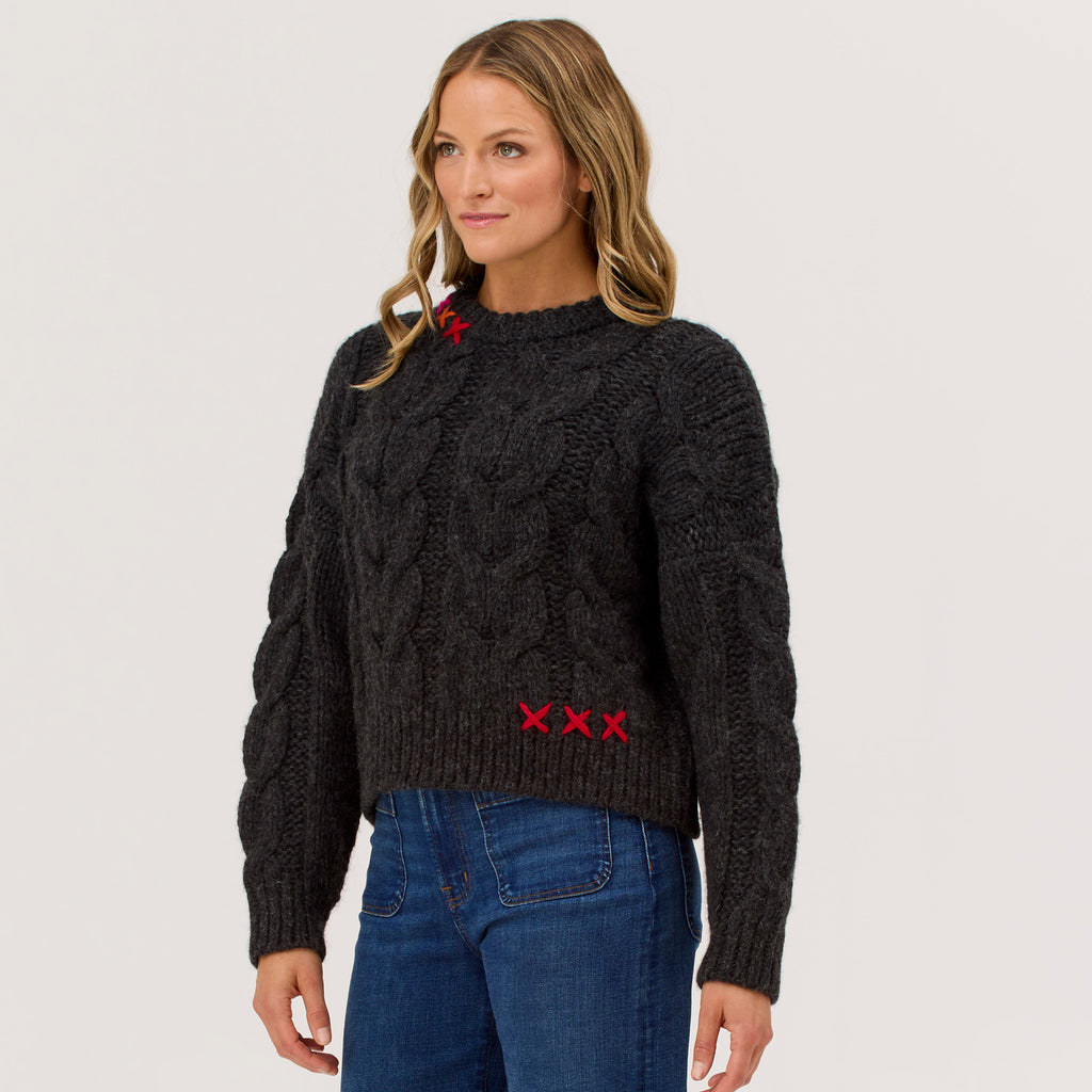 Frea Baby Alpaca Cable Sweater