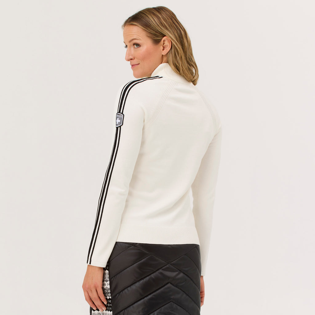 Downhill Zip Neck Sweater