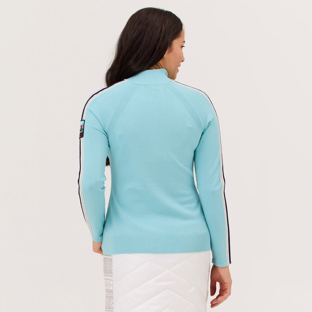 Downhill Zip Neck Sweater