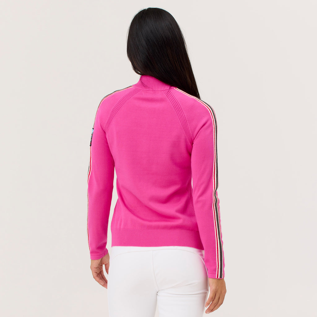 Downhill Zip Neck Sweater